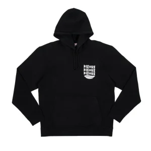 Bisous Skateboards Hoodie CAP D AGDE Black