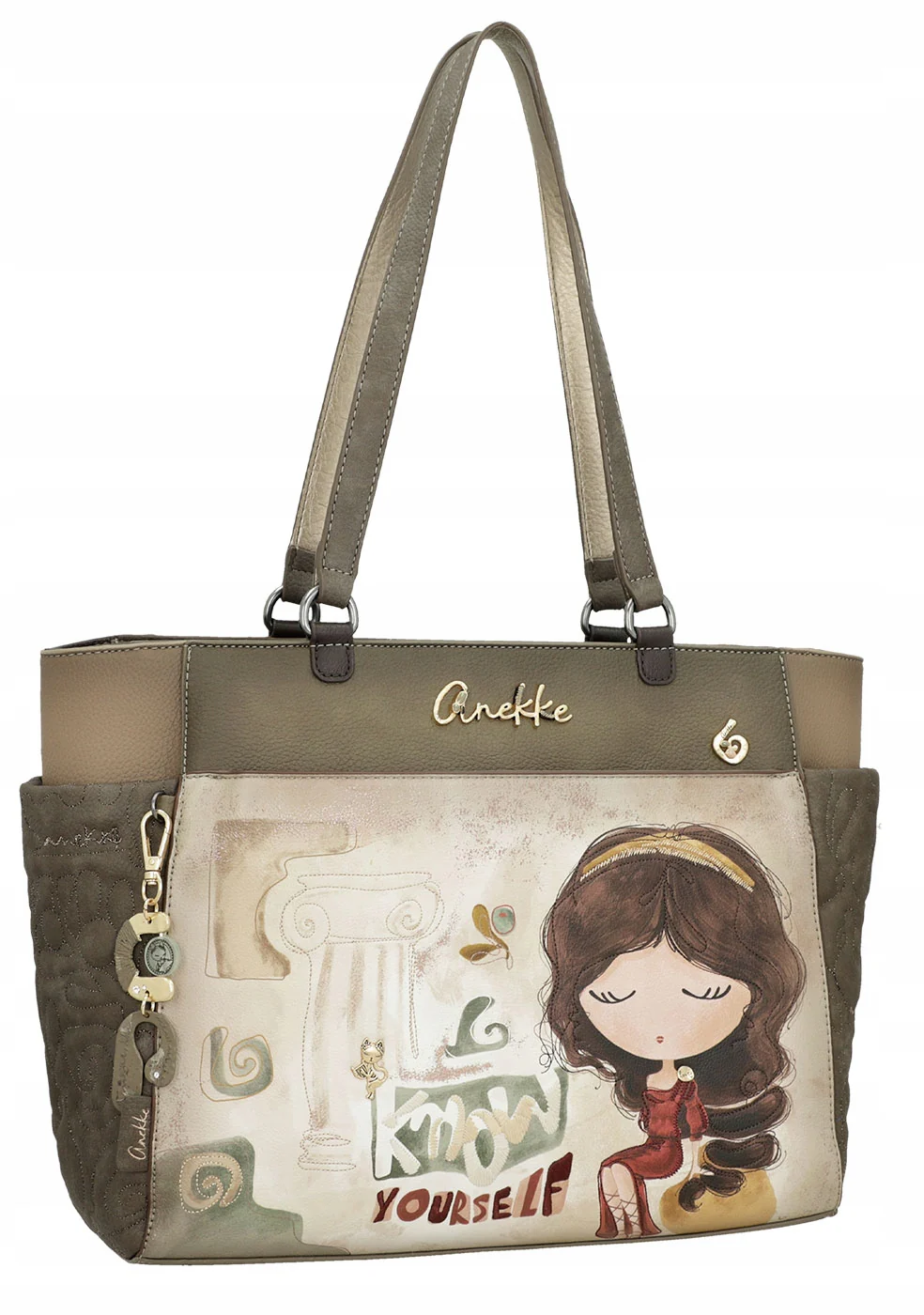 Anekke Sac Porté Epaule Muse 42702-216 Taupe – Image 3