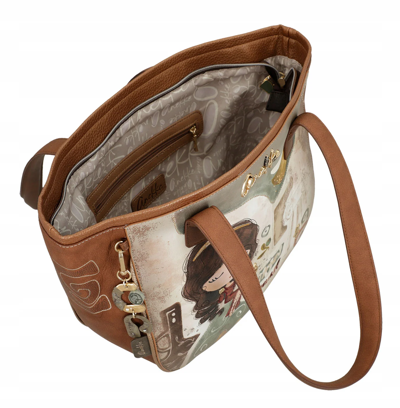 Anekke Sac Porté Epaule Muse 42702-216 Taupe – Image 5