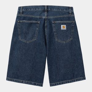 Short Carhartt Wip LANDON DENIM SHORT Blue Stone Washed