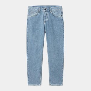 Jean Carhartt Wip NEWEL PANT Blue Stone Bleached
