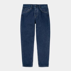 Jean Carhartt Wip NEWEL PANT Blue Stone Washed