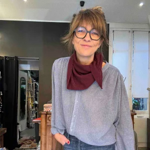 Petite écharpe triangle Jane laine et cachemire - 5 coloris