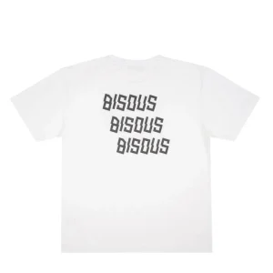 BISOUS X 3 S/S TEE Black White