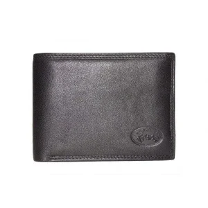 Portefeuille italien Francinel cuir de vachette 37915 Noir