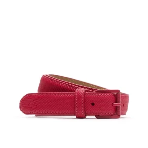 Ceinture Lacoste Femme RC1414 Rouge Bordeaux 100cm