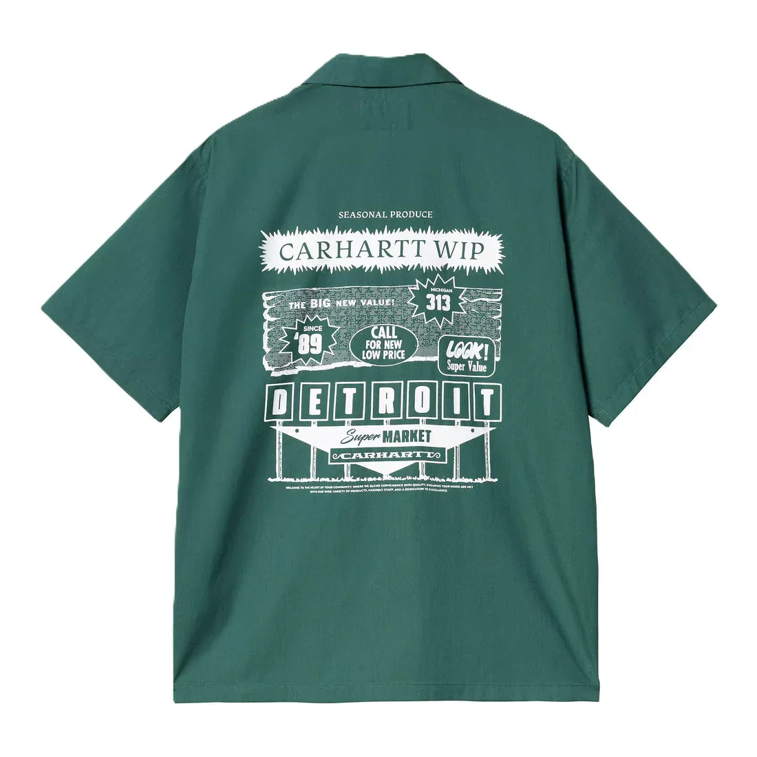 Chemise Carhartt Wip DELI S/S SHIRT Rainforest – Image 3