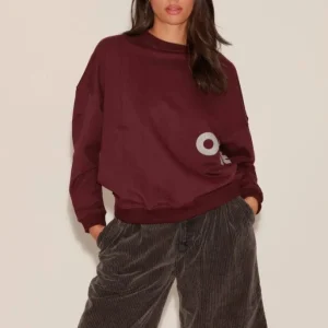 Sweat shirt Joy burgundy