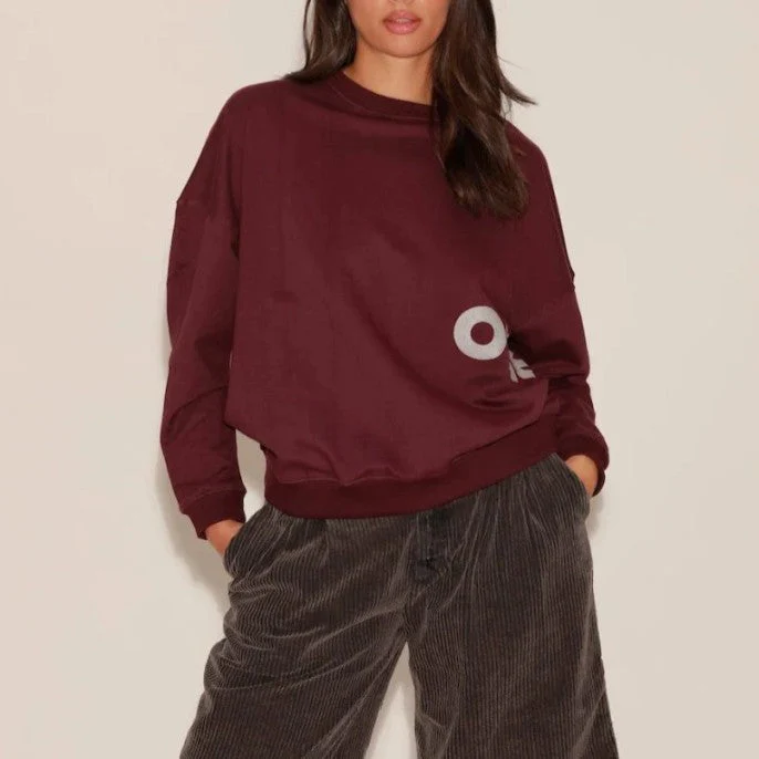 Sweat shirt Joy burgundy