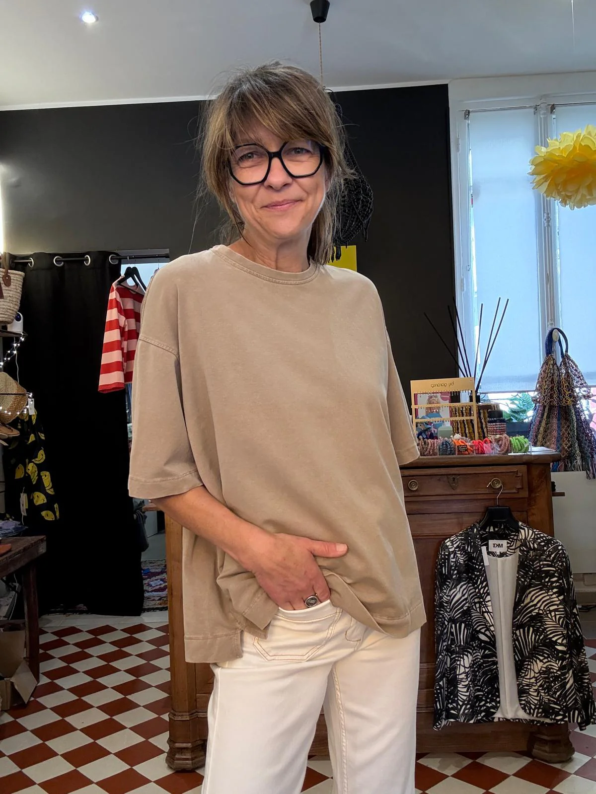 T-shirt Gulia - kaki ou sable – Image 5