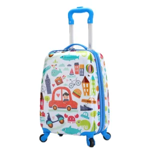 Valise cabine enfant Car Vida Blue
