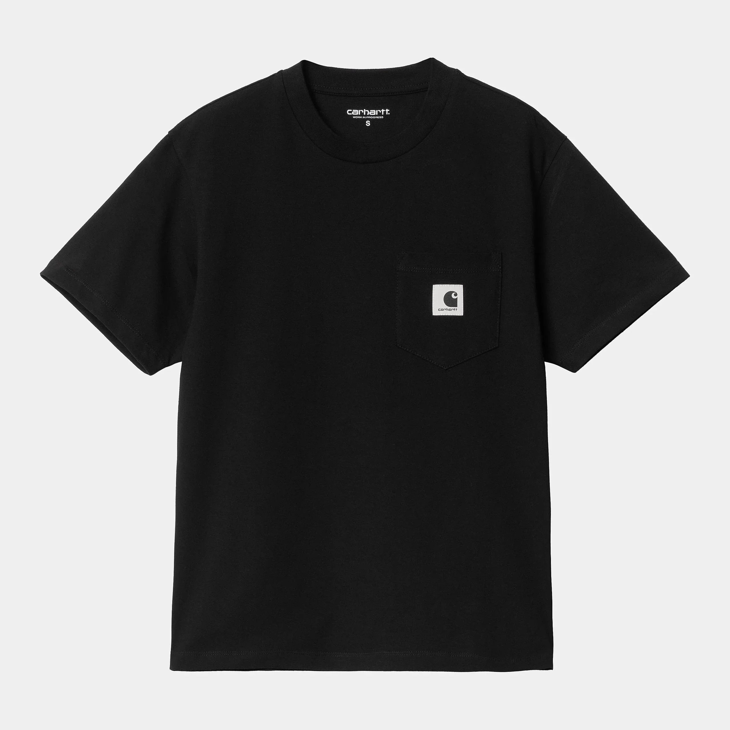 W POCKET S/S TEE Black