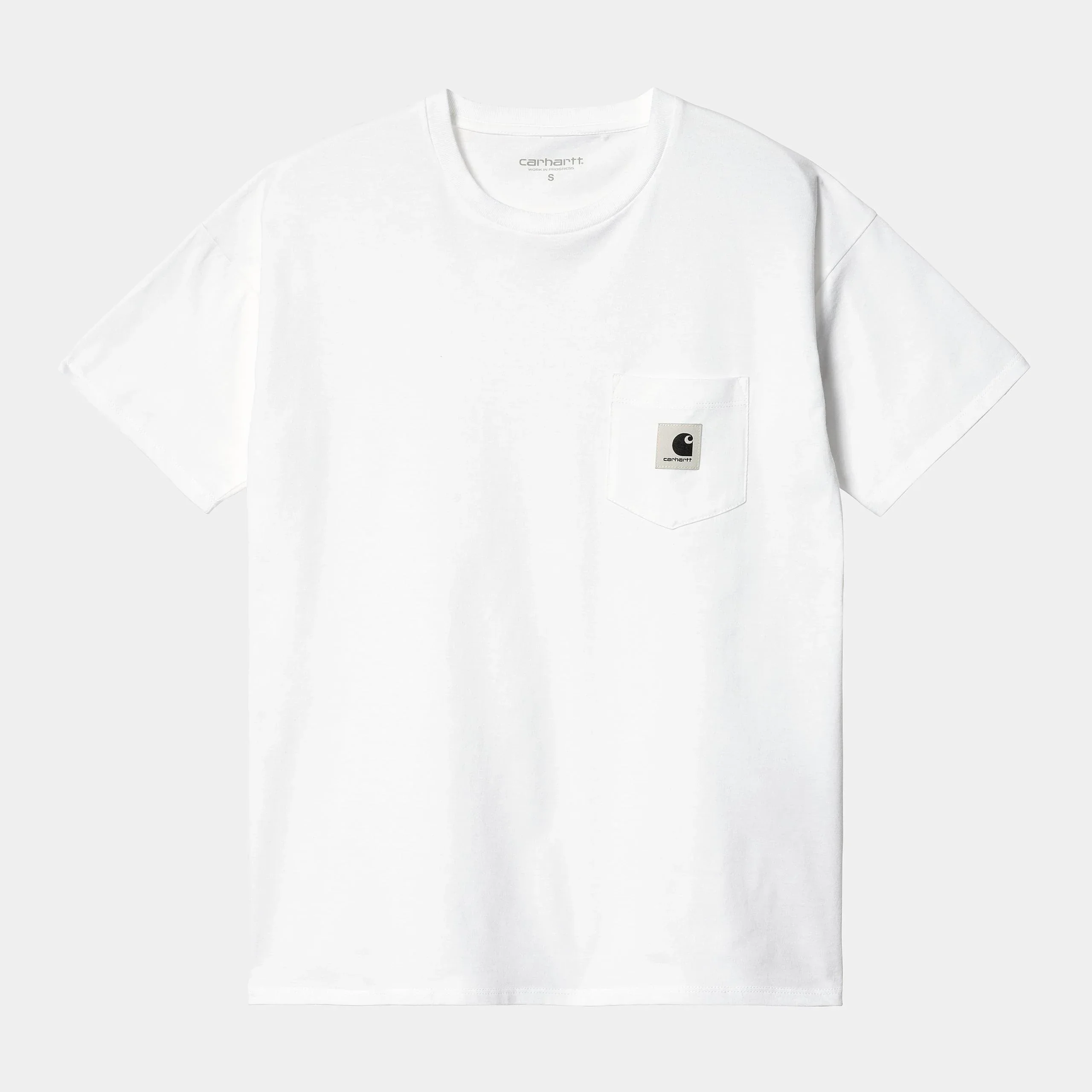 W POCKET S/S TEE White – Image 2