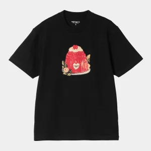 W PUDDING S/S TEE Black